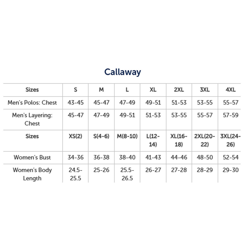 Callaway Men's Navy Long Sleeve Core Performance Polo