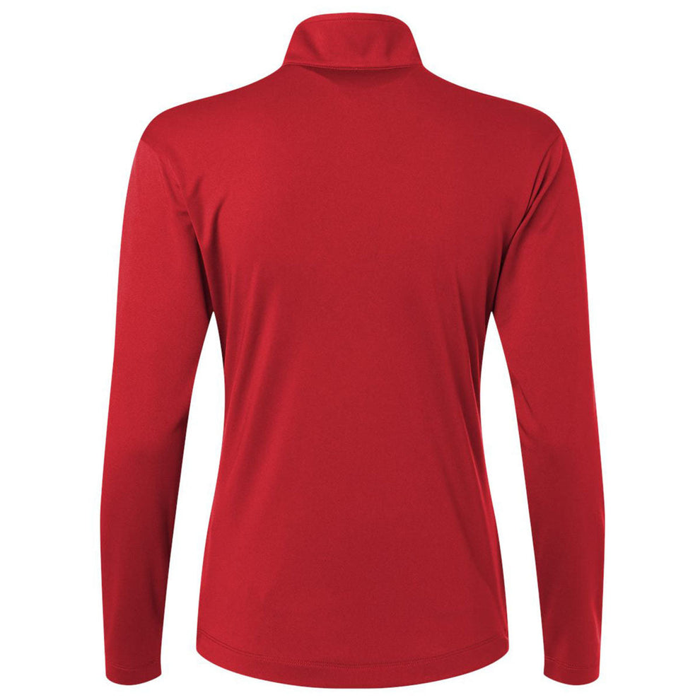 AllPro Women's Red Pro-Lock Performance Quarter-Zip Pullover ...