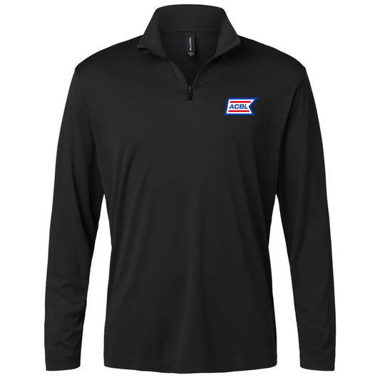 AllPro Men's Black Pro-Lock Performance Quarter-Zip Pullover