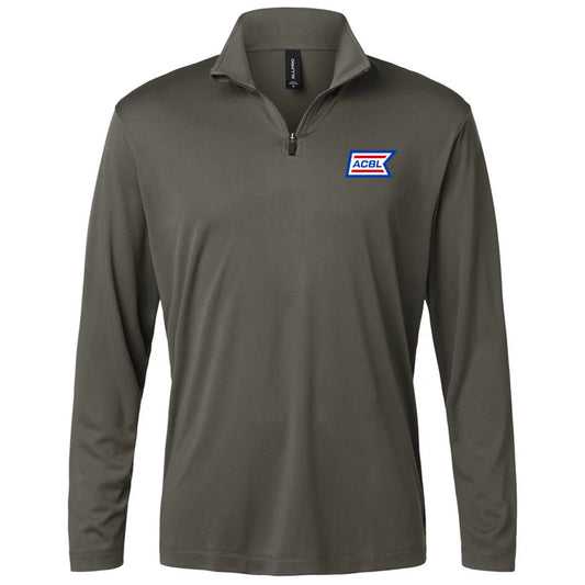 AllPro Men's Charcoal Pro-Lock Performance Quarter-Zip Pullover