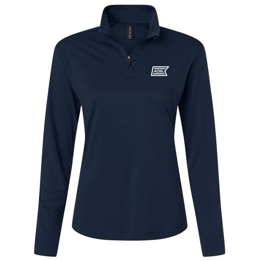 AllPro Women's Navy Pro-Lock Performance Quarter-Zip Pullover