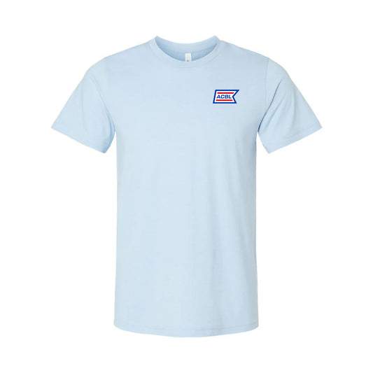 Bella + Canvas Unisex Heather Baby Blue CVC Jersey Tee