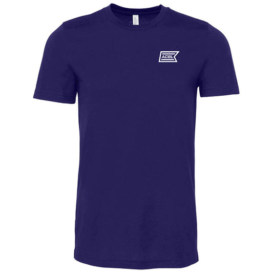 Bella + Canvas Unisex Team Navy Jersey Short-Sleeve T-Shirt