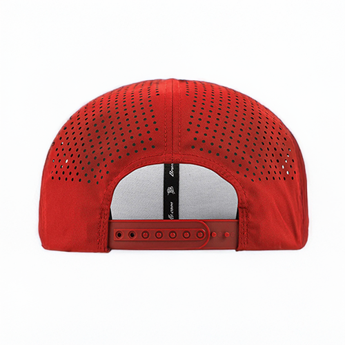 Branded Bills Red Bare Flat Performance Cap