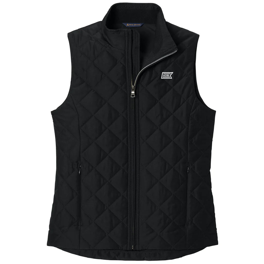Brooks Brothers Women's Deep Black Quilted Vest
