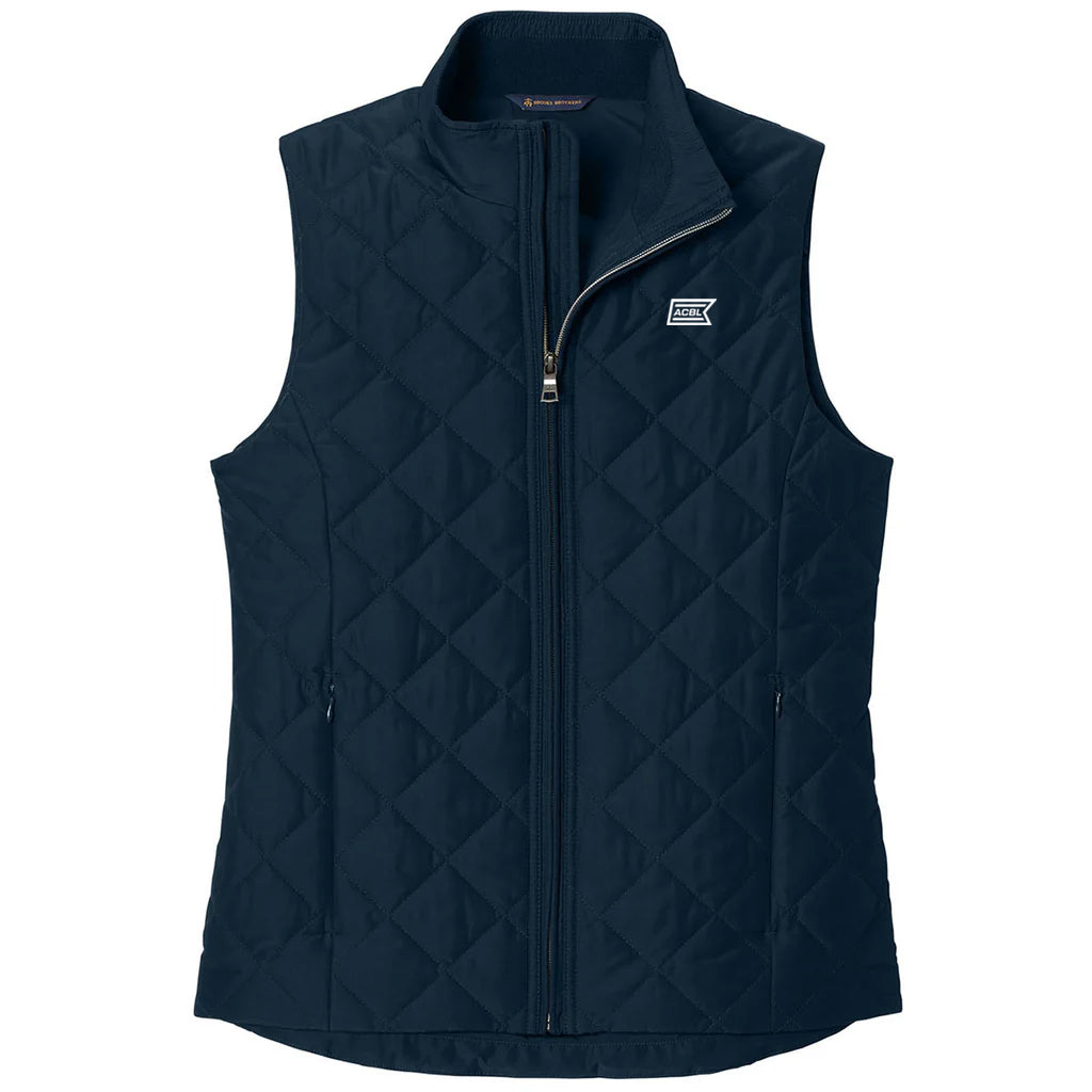Brooks Brothers Women's Night Navy Quilted Vest