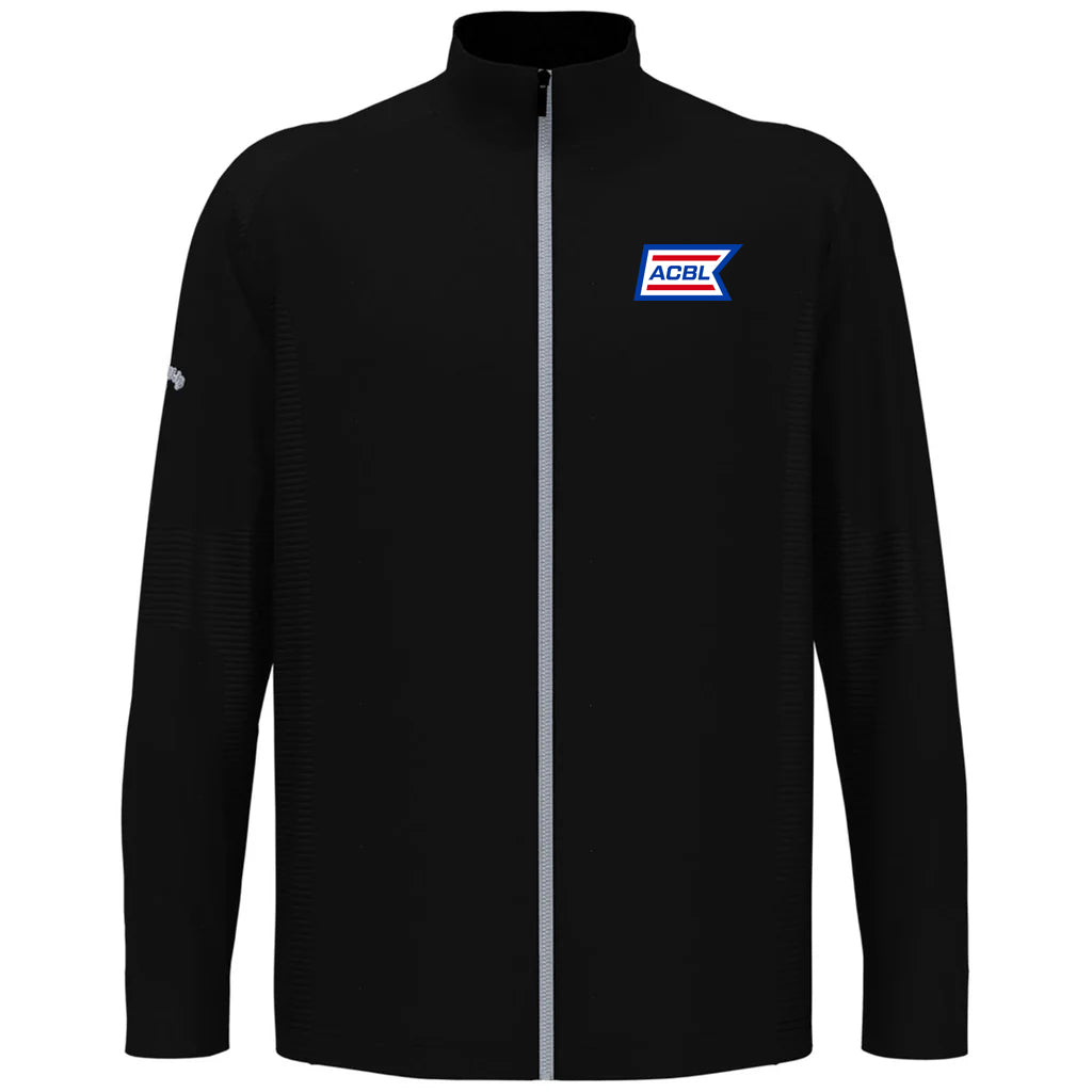 Callaway Men's Black Full Zip Ottoman Jacket
