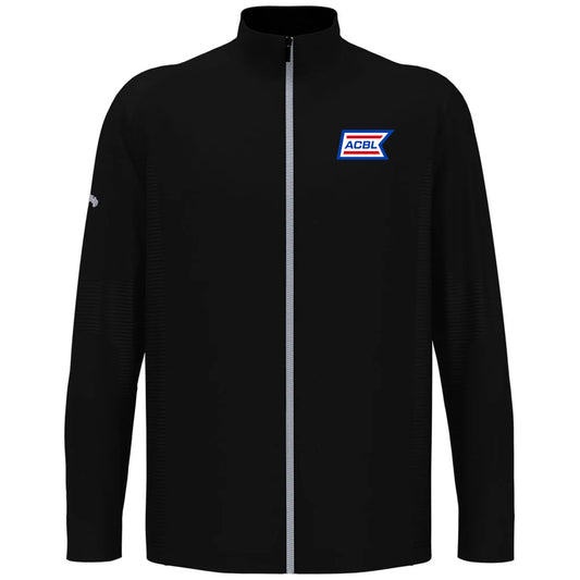 Callaway Men's Black Full Zip Ottoman Jacket
