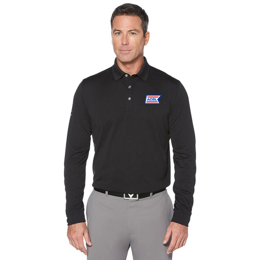 Callaway Men's Black Long Sleeve Core Performance Polo