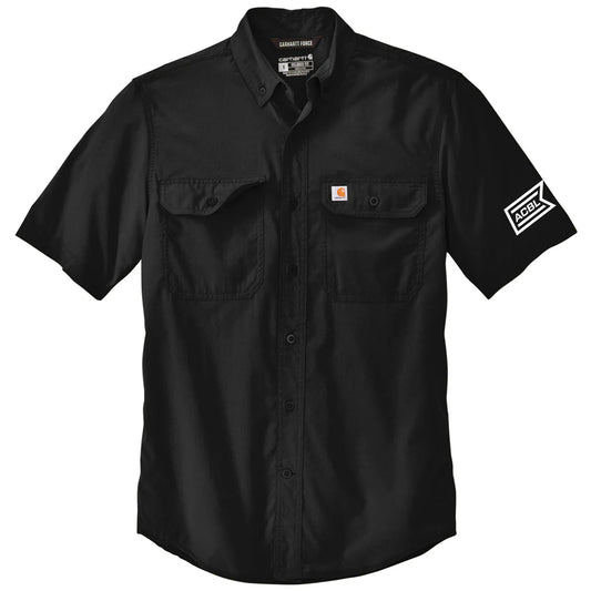 Carhartt Men's Black Force Solid Short Sleeve Shirt