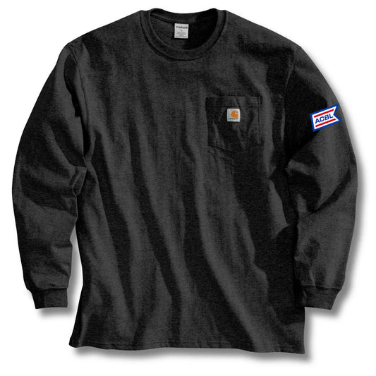 Carhartt Men's Black Workwear Pocket Long Sleeve T-Shirt