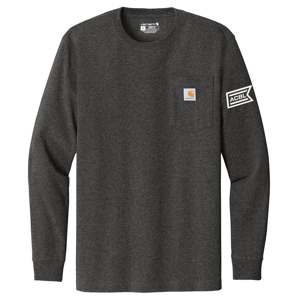 Carhartt Men's Carbon Heather Workwear Pocket Long Sleeve T-Shirt