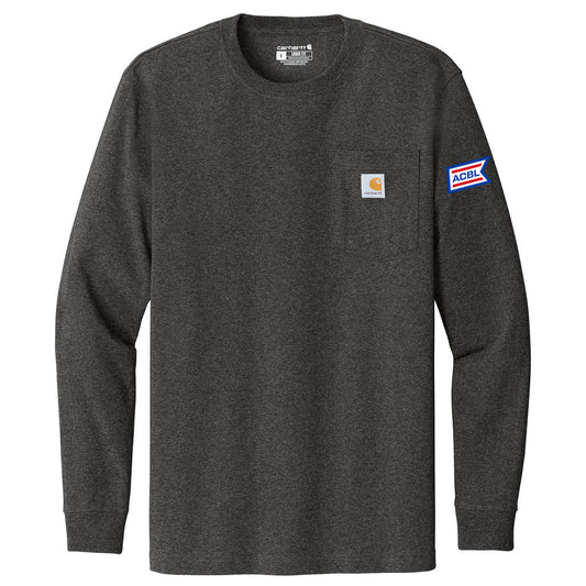 Carhartt Men's Carbon Heather Workwear Pocket Long Sleeve T-Shirt