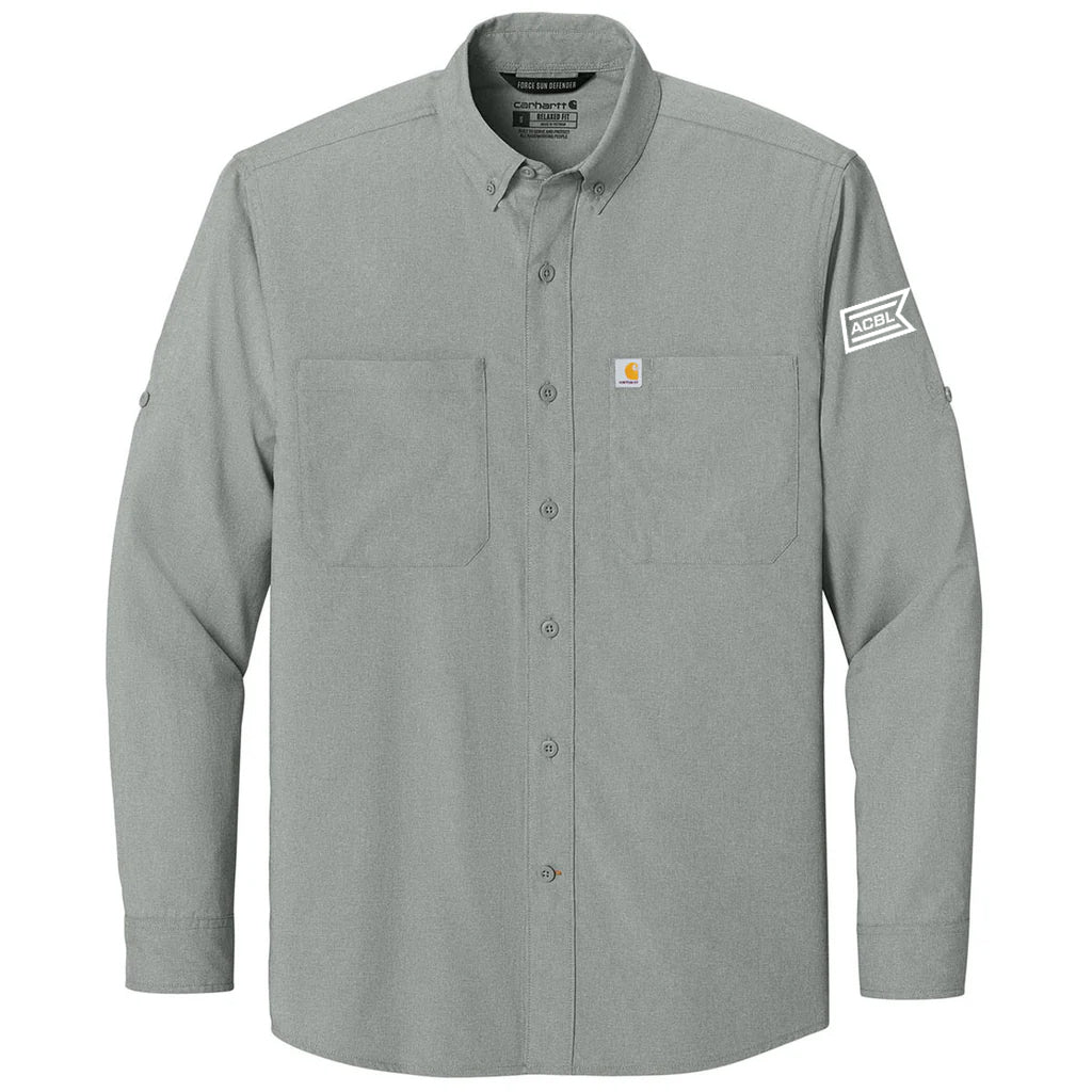 Carhartt Men's Steel Force Sun Defender Long Sleeve Shirt