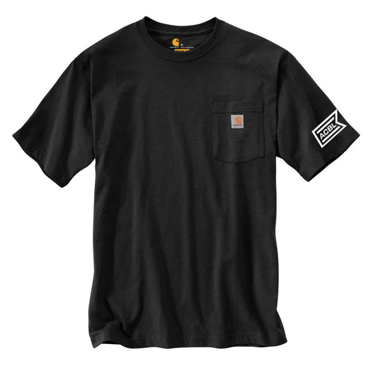 Carhartt Men's Tall Black Workwear Pocket S/S T-Shirt