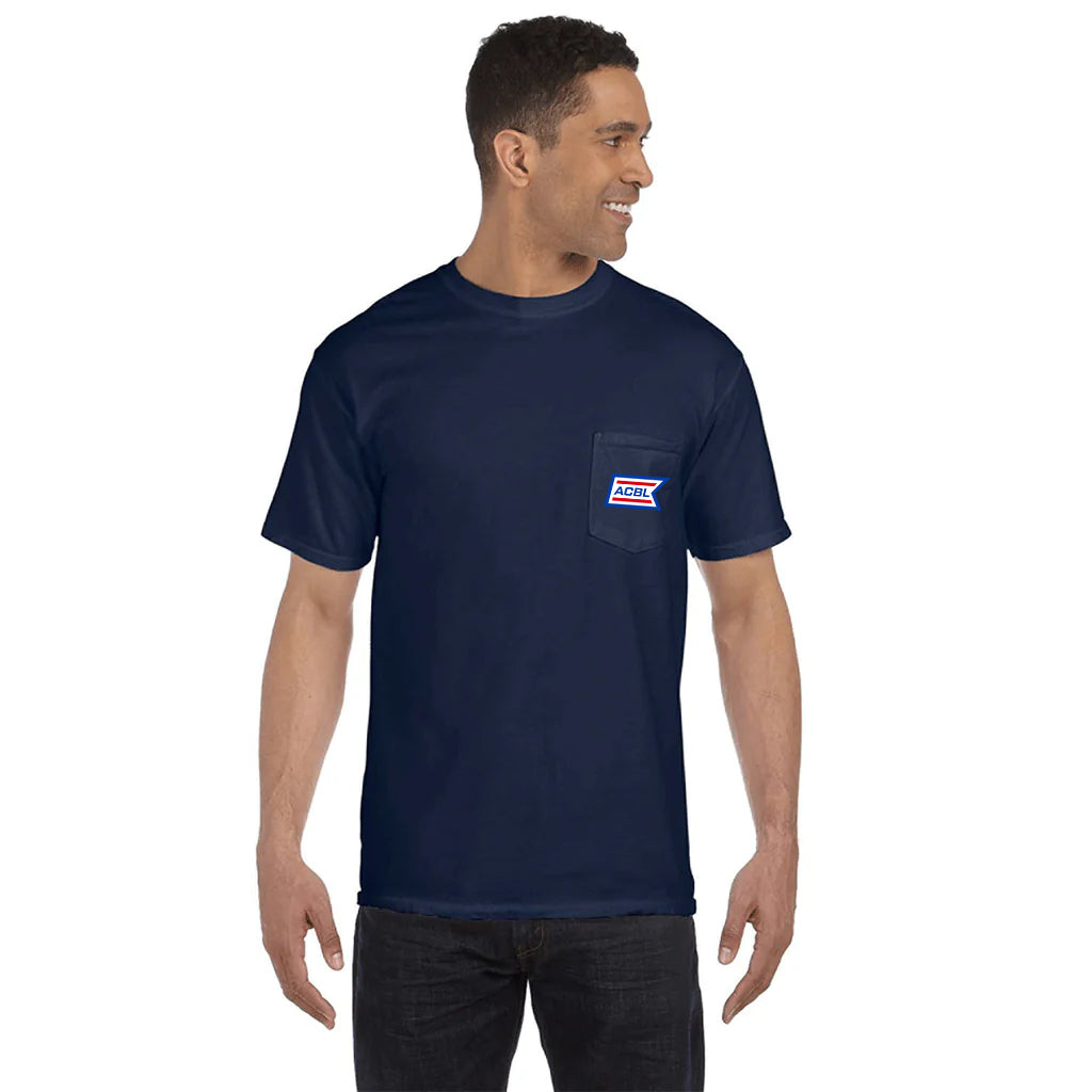 Comfort Colors Men's True Navy 6.1 oz. Pocket T-Shirt