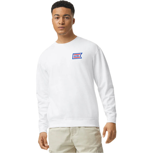 Comfort Colors Unisex White Lightweight Cotton Crewneck Sweatshirt