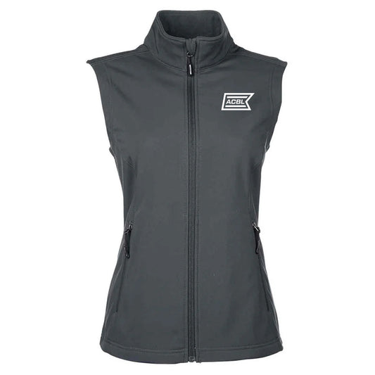 Core 365 Women's Carbon Cruise Two-Layer Fleece Bonded Soft Shell Vest