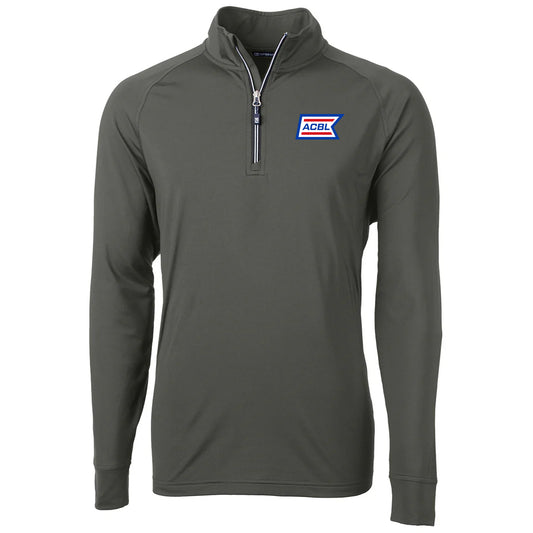Cutter & Buck Men's Poplar Adapt Eco Knit Stretch Recycled Quarter Zip Pullover