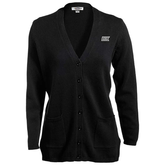 Edwards Women's Black V-Neck Long Cardigan