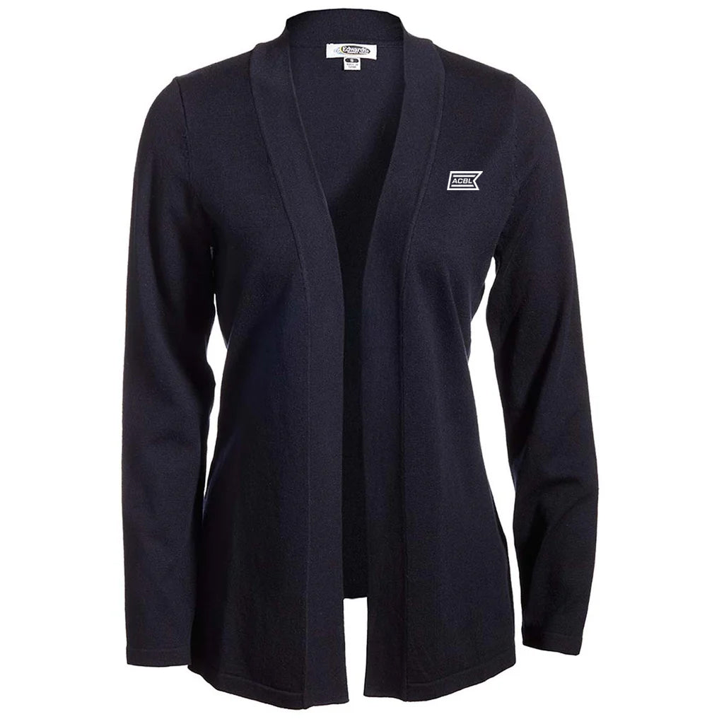 Edwards Women's Navy Open Cardigan