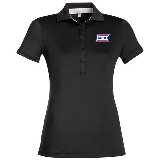 Fairway & Greene Women's Black Claire Tech Polo