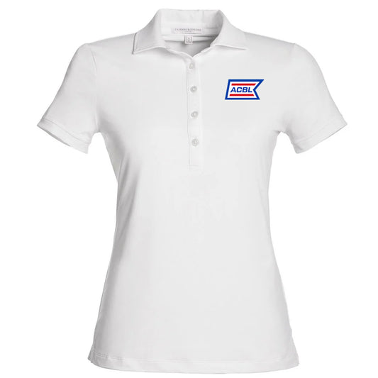 Fairway & Greene Women's White Claire Tech Polo