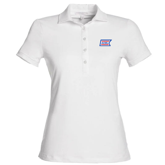 Fairway & Greene Women's White Claire Tech Polo