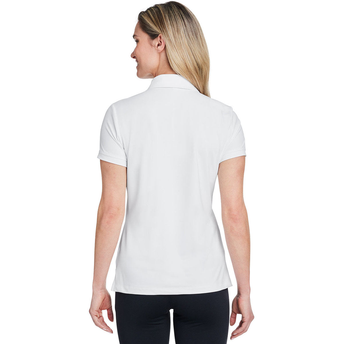 Fairway & Greene Women's White Claire Tech Polo