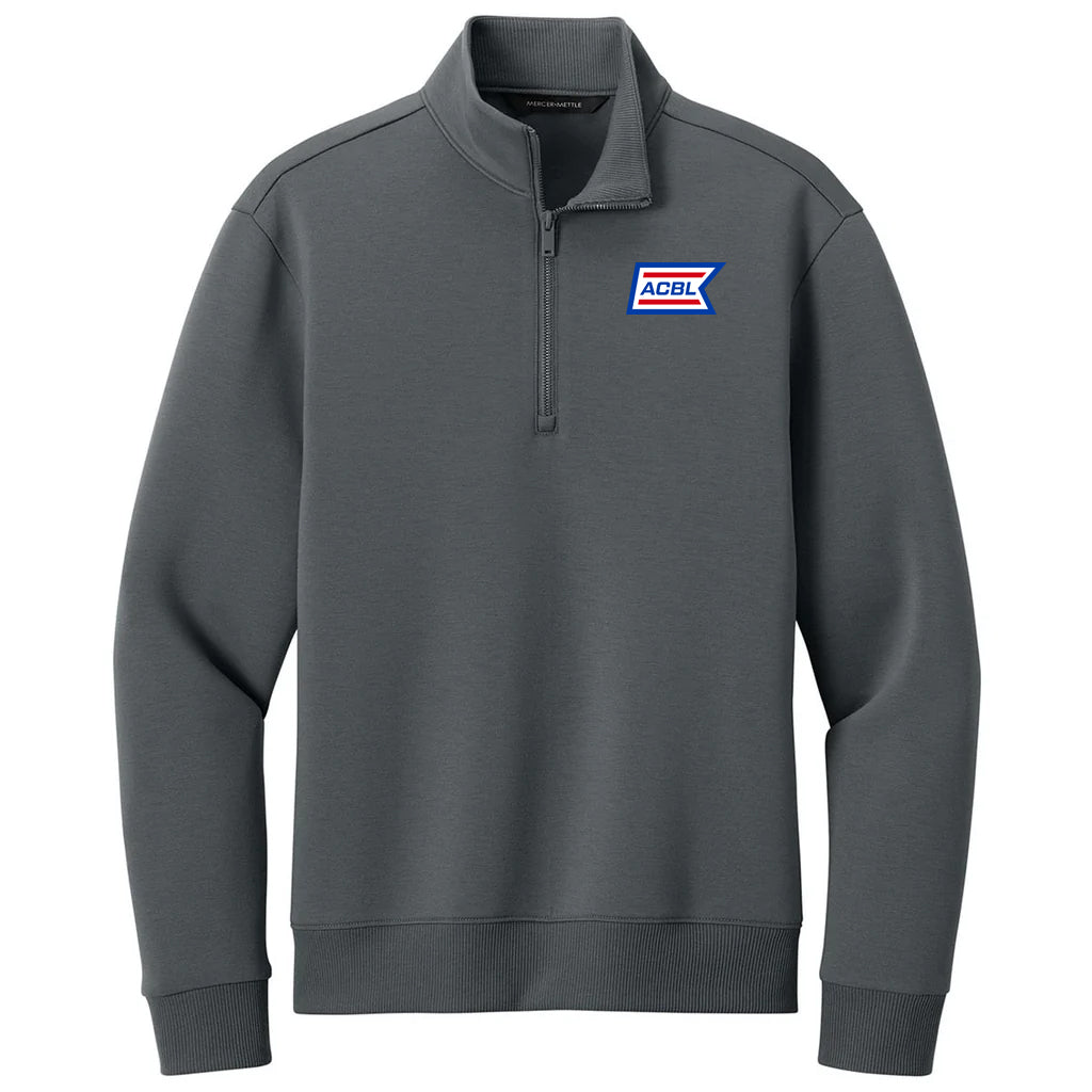 Mercer+Mettle Men's Storm Grey Soft Spacer 1/4-Zip