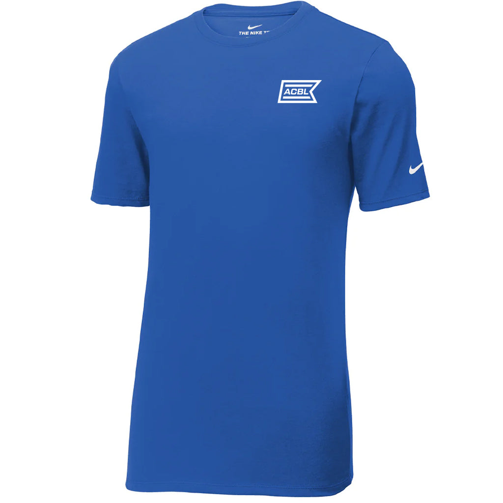 Nike Men's Rush Blue Dri-FIT Cotton/Poly Tee