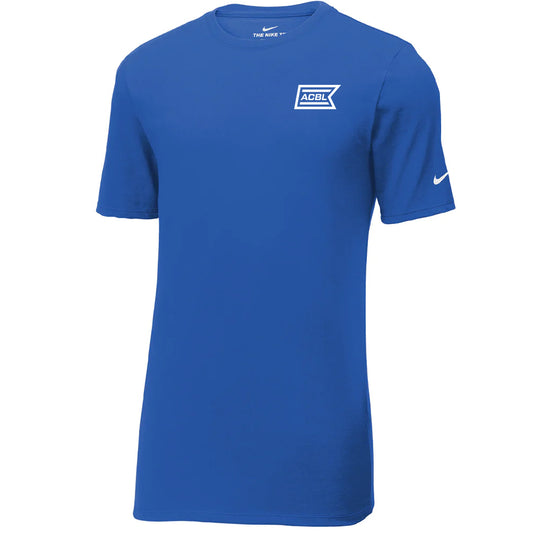 Nike Men's Rush Blue Dri-FIT Cotton/Poly Tee