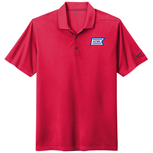 Nike Men's University Red Dri-FIT Micro Pique 2.0 Polo