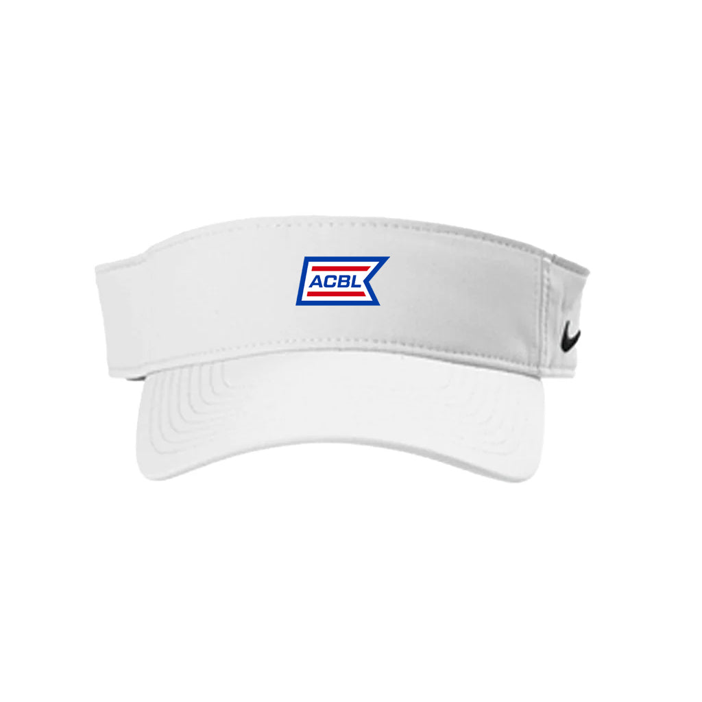Nike White Dri-FIT Team Performance Visor