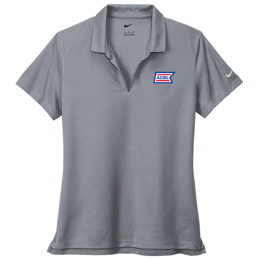Nike Women's Cool Grey Dri-FIT Micro Pique 2.0 Polo