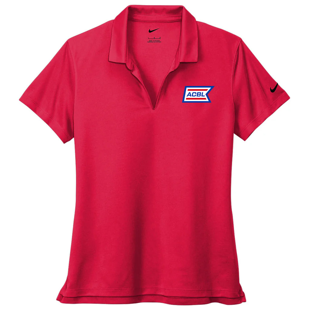Nike Women's University Red Dri-FIT Micro Pique 2.0 Polo