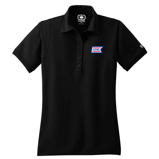 OGIO Women's Black Jewel Polo