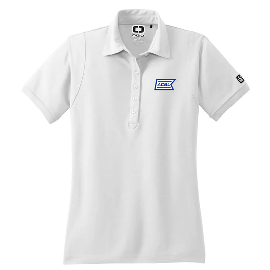 OGIO Women's Bright White Jewel Polo