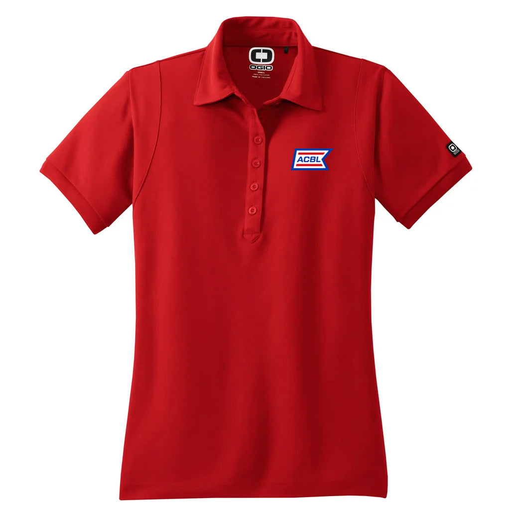 OGIO Women's Signal Red Jewel Polo