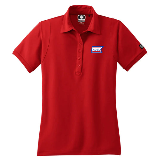 OGIO Women's Signal Red Jewel Polo