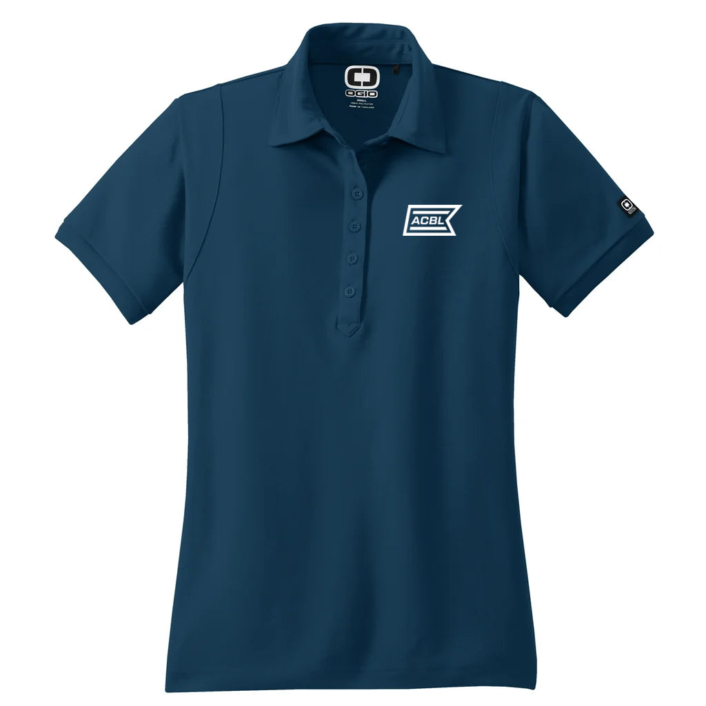 OGIO Women's Spar Blue Jewel Polo
