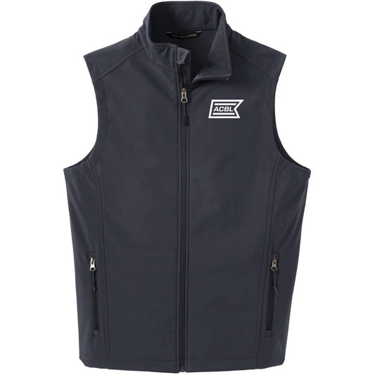 Port Authority Men's Battleship Grey Core Softshell Vest