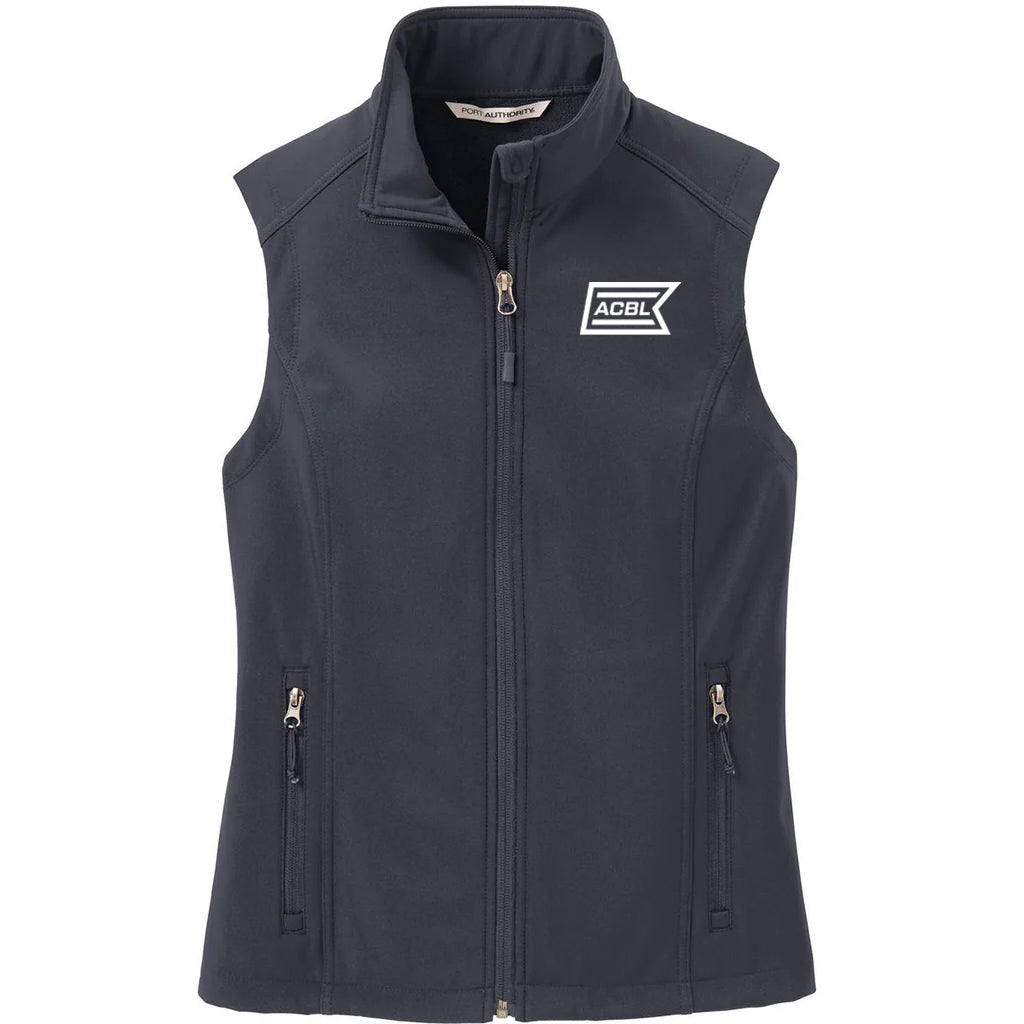 Port Authority Women's Battleship Grey Core Softshell Vest