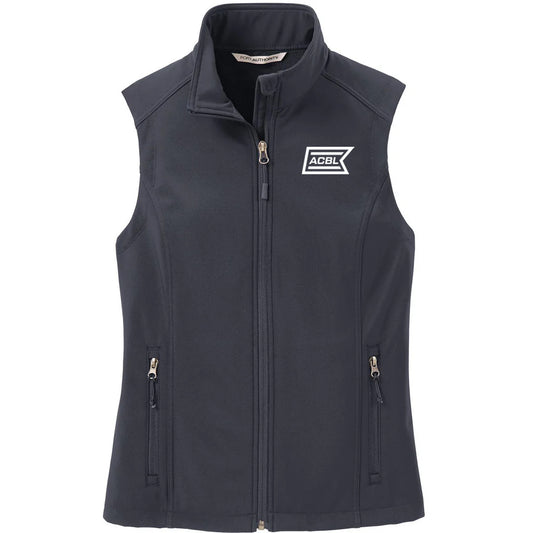 Port Authority Women's Battleship Grey Core Softshell Vest