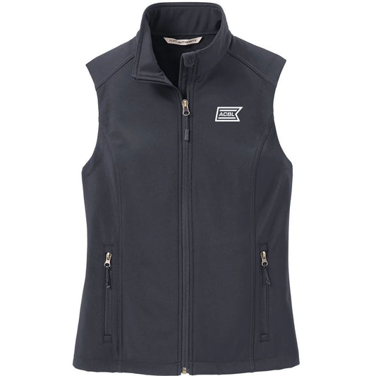 Port Authority Women's Battleship Grey Core Softshell Vest