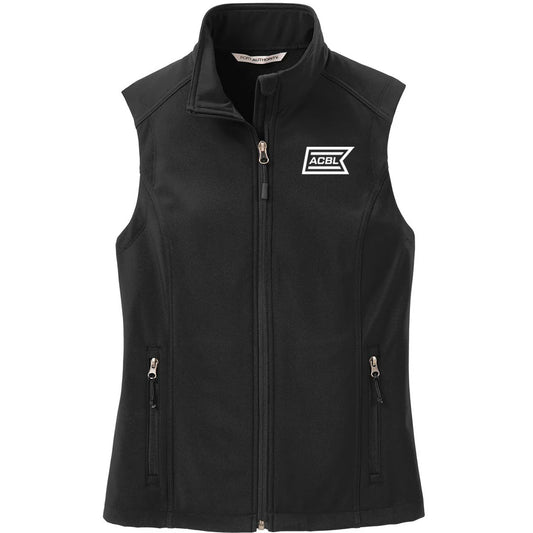 Port Authority Women's Black Core Softshell Vest