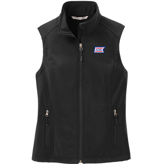 Port Authority Women's Black Core Softshell Vest