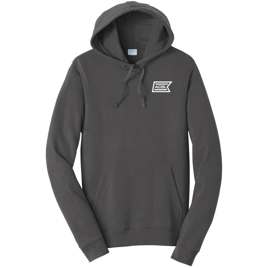 Port & Company Men's Charcoal Fan Favorite Fleece Pullover Hooded Sweatshirt