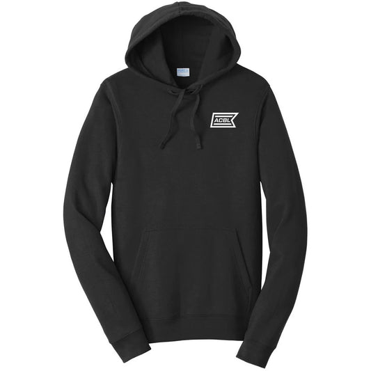 Port & Company Men's Jet Black Fan Favorite Fleece Pullover Hooded Sweatshirt