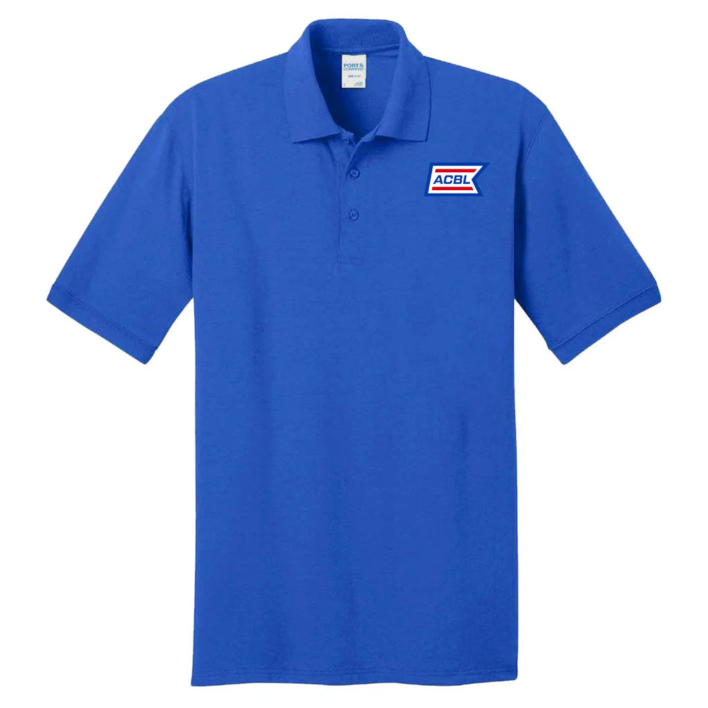 Port & Company Men's Royal Core Blend Jersey Knit Pocket Polo
